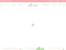 Tablet Screenshot of lacriolla.com
